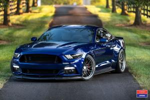 Ford Mustang GT X Work on Black Vossen Wheels (VWS-1)